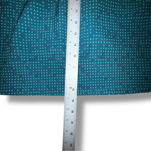 NIKE GOLF TOUR PERFORMANCE Dri-Fit Skort - XL Teal / Green Polka Dot - Picture 5 of 12